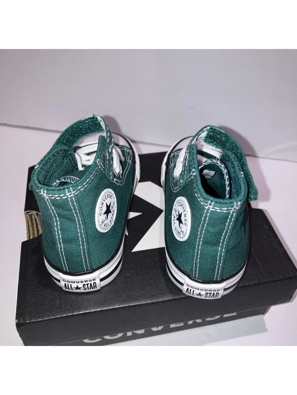 Converse Chuck Taylor All Star Unisex Baby High Top Canvas Green 4 A06134C NEW